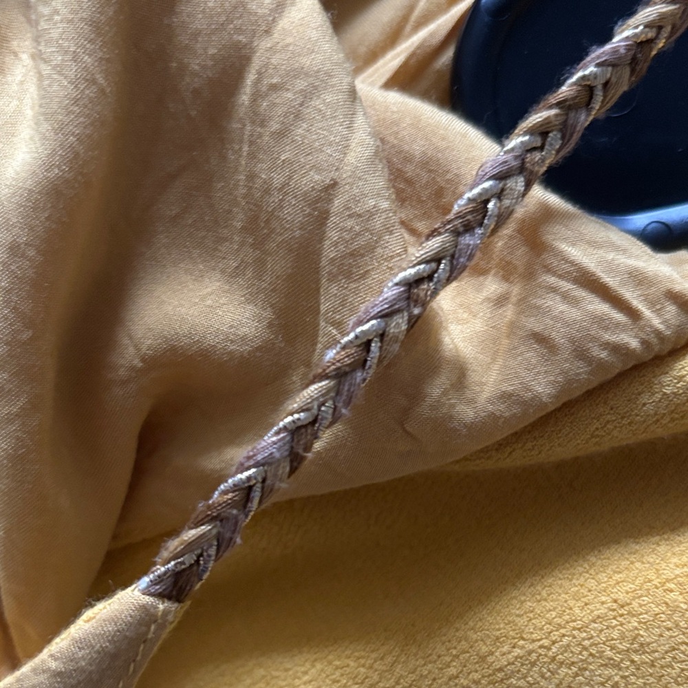 Braided Strap Mustard Cami Top - Picture 5 of 5